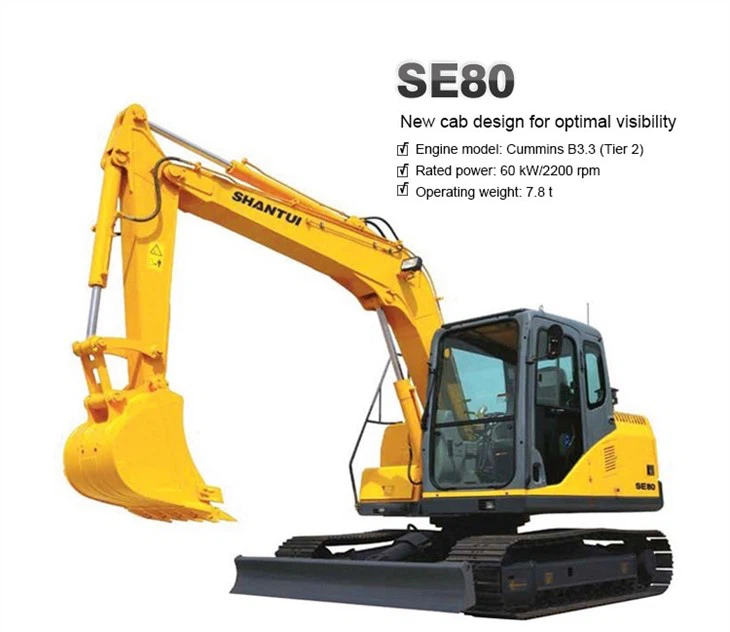 大型クローラ式ディーゼル掘削機