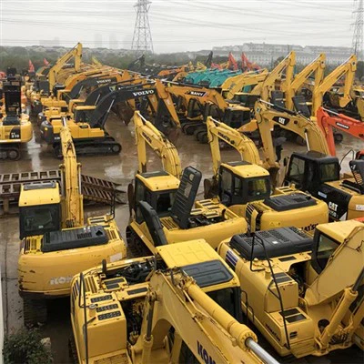 鉱山の油圧ショベル